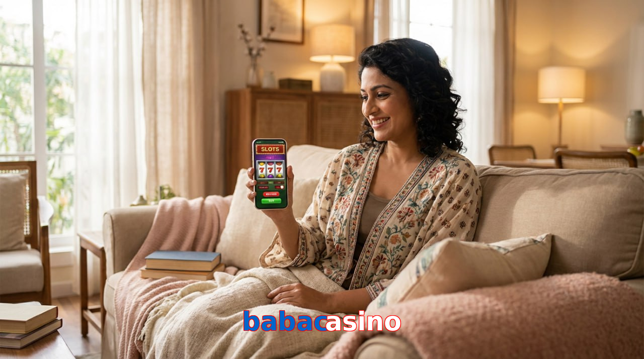 Main screen of Babacasino online page for PK players